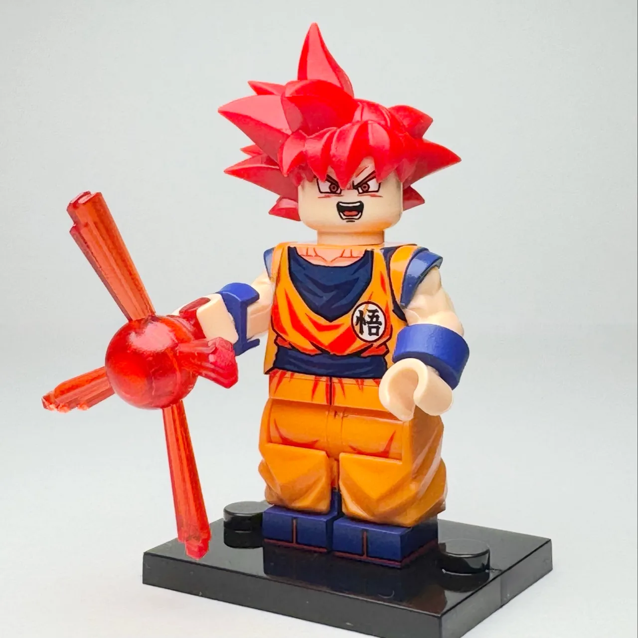 Dragonball Anime - Goku (SSG) Custom Brick Minifigure – photo 3