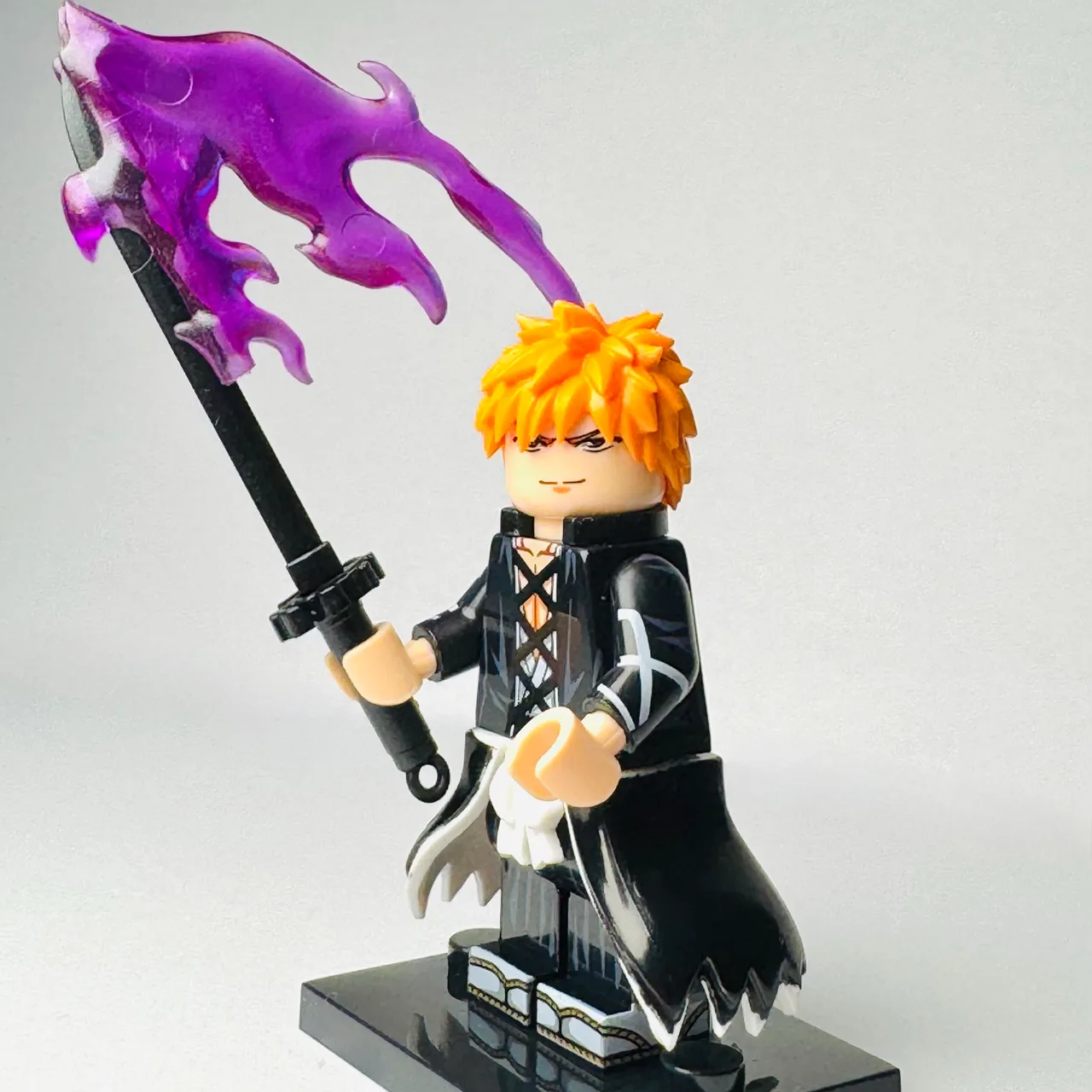 Bleach Anime - Ichigo Kurosaki Custom Brick Minifigure – photo 2