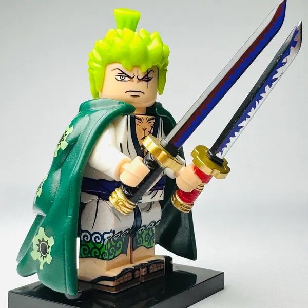 Roronoa Zoro - One Piece Anime Custom Brick Minifigure (2033)