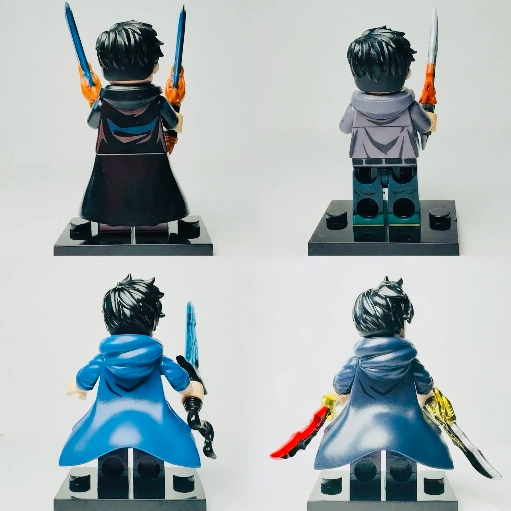 Solo Leveling - Sung Jinwoo (Set of 4) - Custom Brick Minifigures – photo 2