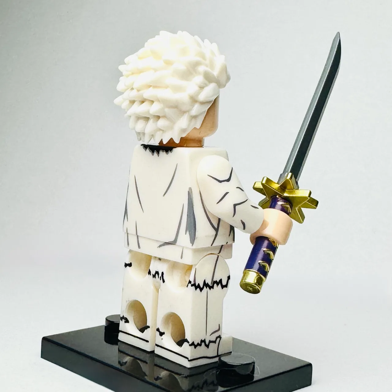 Bleach Anime - Toshiro Hitsugaya Custom Brick Minifigure – photo 3