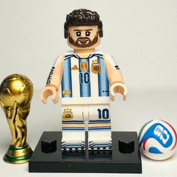 Lionel Messi 2026 WC - Custom Soccer Brick Minifigure