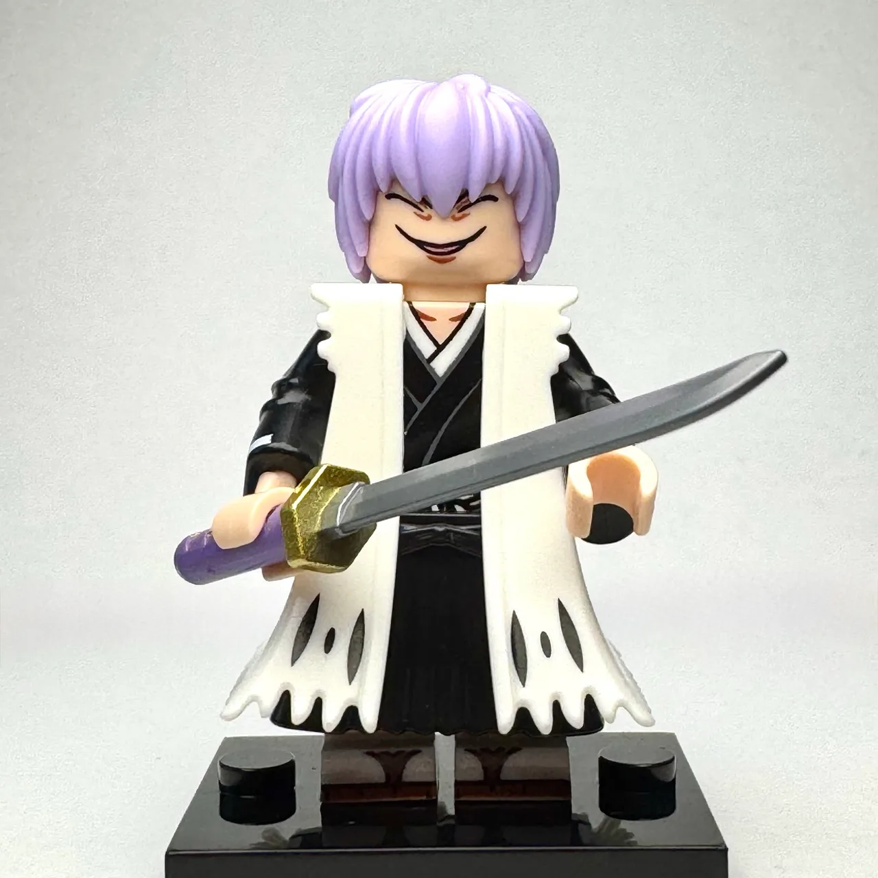 Bleach Anime - Gin Ichimaru Custom Brick Minifigure – photo 2