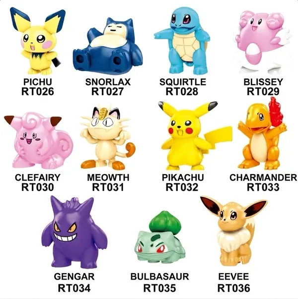 Pokemon - Custom Minifigures (individual @ $10, set of 11 @ $66)