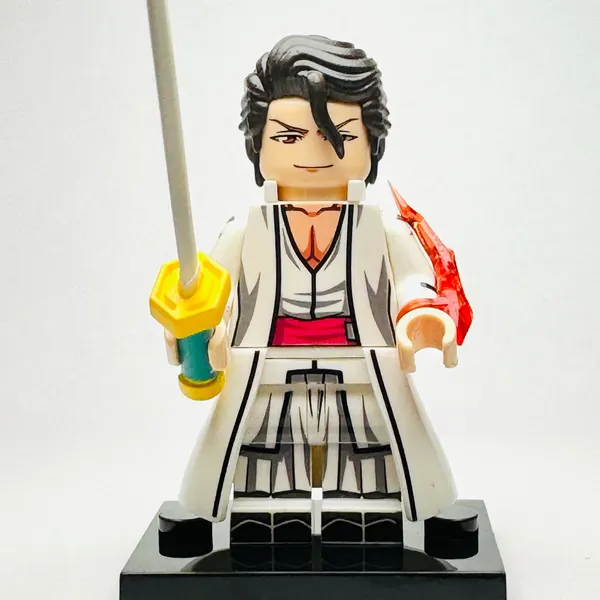 Bleach Anime - Sousuke Aizen Custom Brick Minifigure