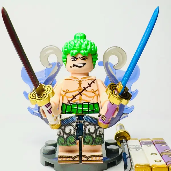 Roronoa Zoro - One Piece Anime Custom Brick Minifigure (057)