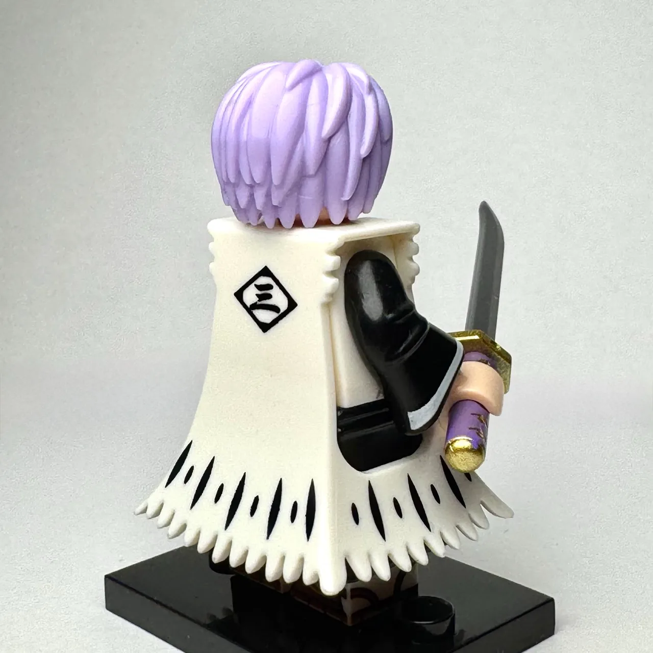 Bleach Anime - Gin Ichimaru Custom Brick Minifigure – photo 3