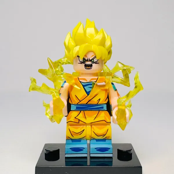 Dragonball Anime - Goku (SS2) Custom Brick Minifigure