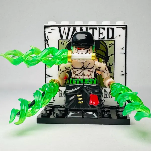 Roronoa Zoro - One Piece Anime Custom Brick Minifigure (606)