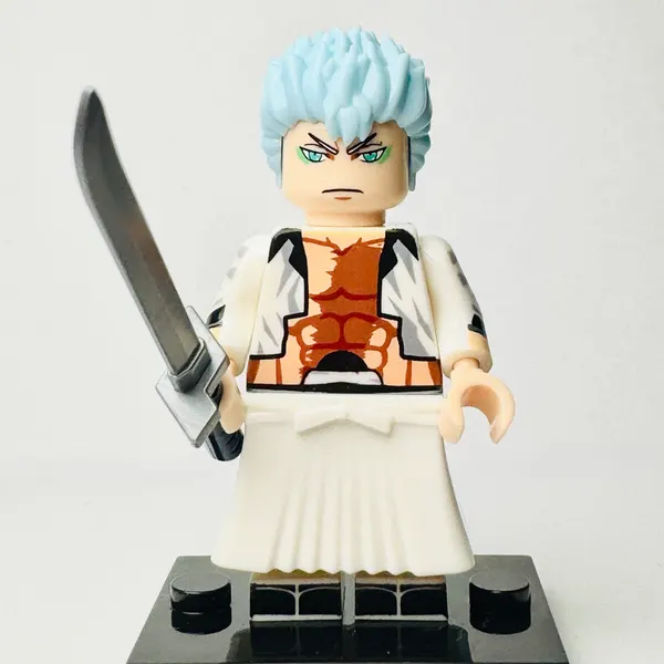 Bleach Anime - Grimmjow Custom Brick Minifigure