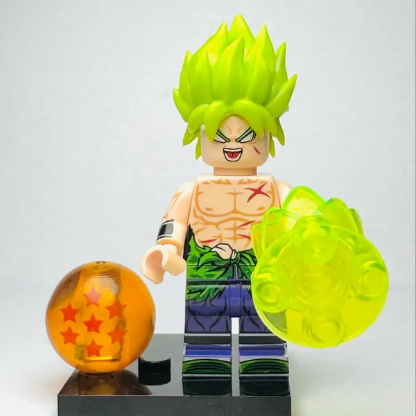 Dragonball Anime - Broly Custom Brick Minifigure